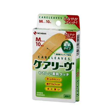 ニチバン ケアリーヴ 絆創膏 素肌タイプ シリーズ Mサイズ10枚入