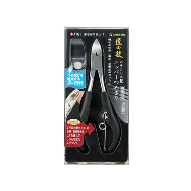 匠の技 ステンレス製 ニッパーつめきり つめ飛びガード付き